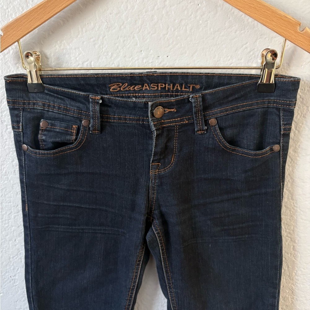 Blue Asphalt Women's Deep Indigo Skinny Jeans